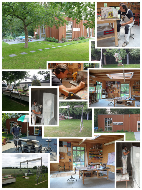Das Atelier von Ernesto Marques in Jülich